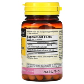 Mason Natural DIM Diindolylmethane 100 mg 60 viên nang 3 Thành phần vi chất của Mason Natural DIM Diindolylmethane 100 mg 60 Capsules 311845178152