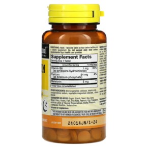 Mason Natural Melatonin 5 mg 300 viên 3 Thành phần vi chất của Mason Natural Melatonin 5 mg 300 Tablets 311845111401