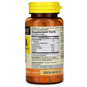 Enzyme Tiêu Hóa Papaya Complex 100 viên nhai Mason Natural 3 Thành phần vi chất của Mason Natural Papaya Digestive Enzyme Complex 100 Chewables 311845054715