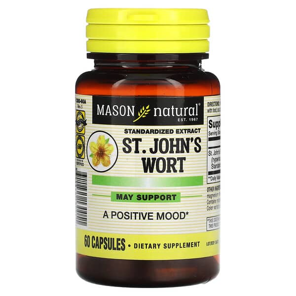 Mason Natural Standardized Extract St, John's Wort 60 viên 311845130051
