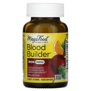 Thực phẩm bổ sung MegaFood Blood Builder Minis 60 Tablets 051494103371