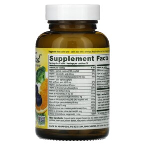 Viên uống đa vitamin MegaFood Men’s One Daily cho nam giới 30 viên 3 Thành phần vi chất của MegaFood Men’s One Daily MultiVitamin 30 Tablets 051494101063