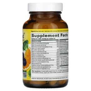 Thành phần vi chất của MegaFood Men's One Daily Multivitamin 60 Tablets 051494101070
