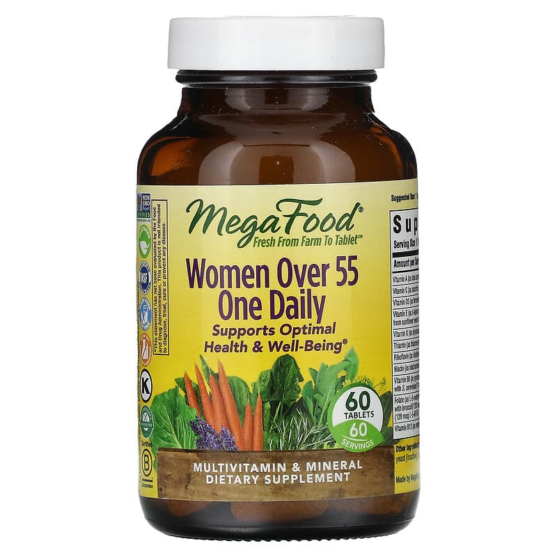 Viên uống MegaFood Women Over 55 One Daily 60 viên cho nữ trên 55 tuổi 10 megafood women over 55 one daily 60 tablets 83984 051494103524