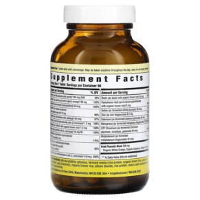 Thành phần vi chất của MegaFood Women Over 55 One Daily 90 Tablets 051494103531