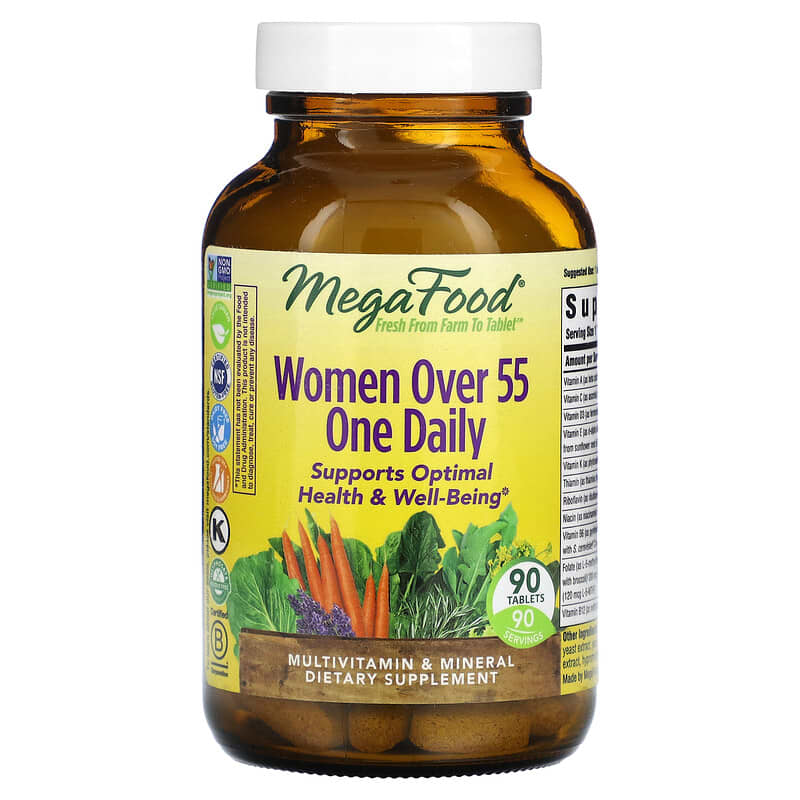 Viên uống MegaFood Women Over 55 One Daily 90 viên cho nữ trên 55 tuổi 10 megafood women over 55 one daily 90 tablets 89399 051494103531