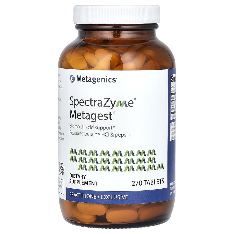 Metagenics, SpectraZyme Metagest, 270 viên 755571939661