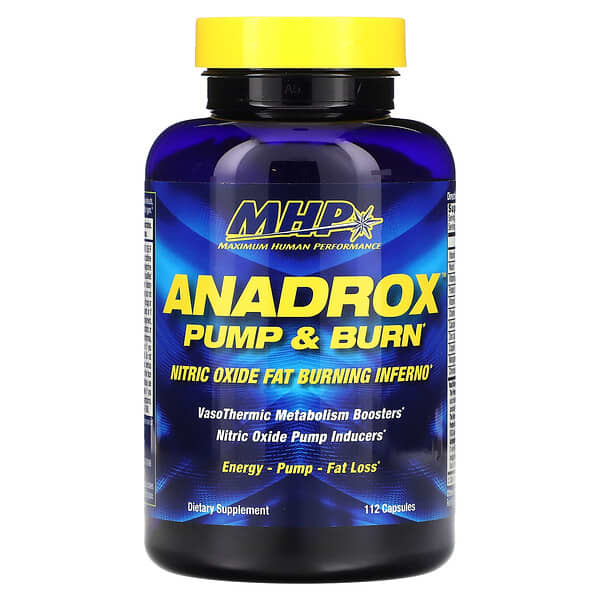 MHP Anadrox Pump & Burn 112 viên 10 mhp anadrox pump burn 112 capsules 120394 666222942001