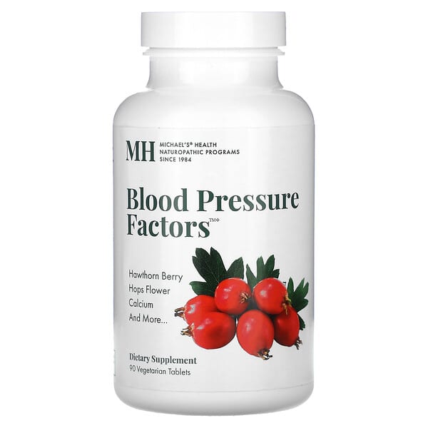Michael's Naturopathic Blood Pressure Factors 90 viên 10 michael s naturopathic blood pressure factors 90 vegetarian tablets 17030 755929011902