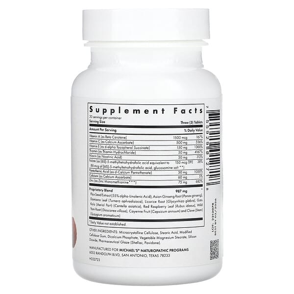 Michael's Naturopathic Female Reproductive Factors 60 viên 9 Michael's Naturopathic Female Reproductive Factors 60 viên 755929012718