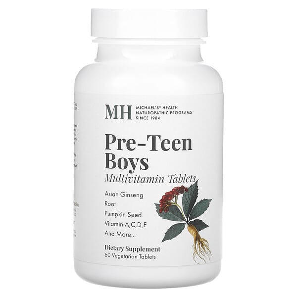 Michael's Naturopathic Pre-Teen Boys Multivitamin 60 viên 755929042012