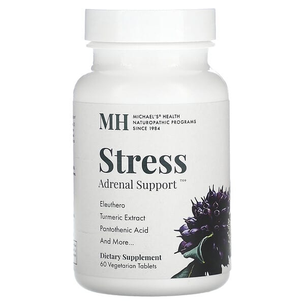 Michael's Naturopathic Stress Adrenal Support 60 viên 10 michael s naturopathic stress adrenal support 60 vegetarian tablets 17020 755929310012