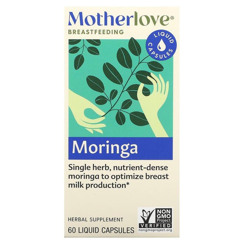 Motherlove, Breastfeeding, Moringa, 60 viên 759160650012