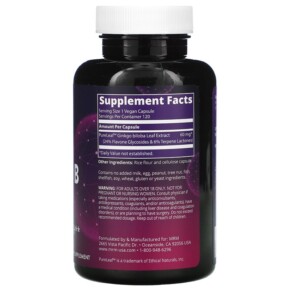 Viên uống MRM Nutrition Ginkgo B 60 mg 120 viên thực vật 3 Thành phần vi chất của MRM Nutrition Ginkgo B 60 mg 120 Vegan Capsules 609492540027