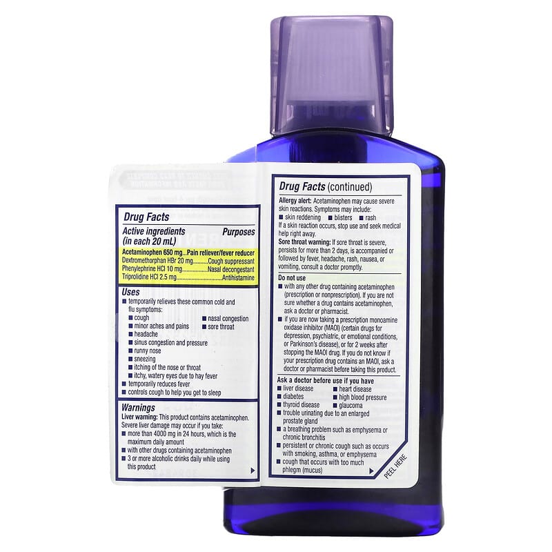 Mucinex Nightshift Giảm Nghẹt Mũi Dành Cho Người Trên 12 Tuổi 180 ml 9 Mucinex Nightshift Giảm Nghẹt Mũi Dành Cho Người Trên 12 Tuổi 180 ml 363824262680