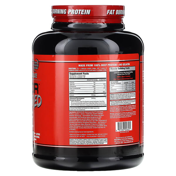 MuscleMeds Carnivor Shred Hydrolyzed Protein Vanilla Caramel 3,8 lbs 1.736 g 9 MuscleMeds Carnivor Shred Hydrolyzed Protein Vanilla Caramel 3,8 lbs 1.736 g 891597006205