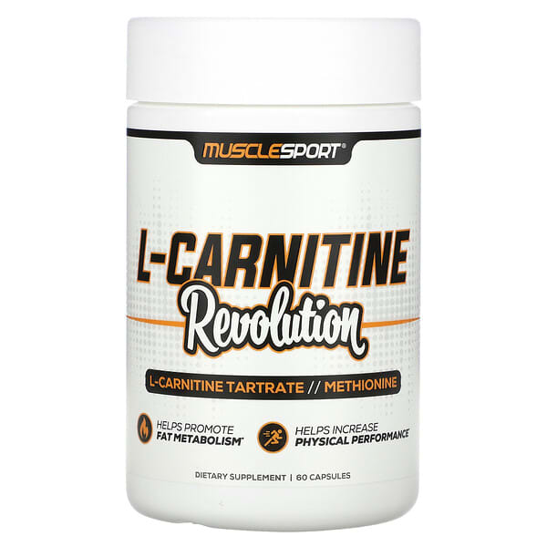 MuscleSport L-Carnitine Revolution 60 viên 10 musclesport l carnitine revolution 60 capsules 127077 754697666895