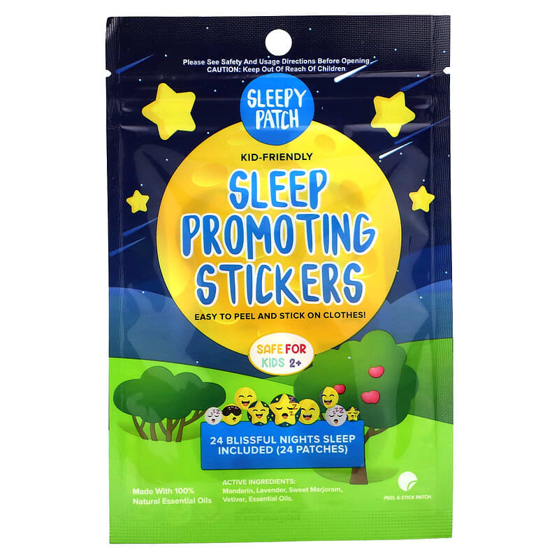 NATPAT, Sleepy Patch, Sleep Promoting Stickers, Kids 2+, 24 Pacthes 746160796383