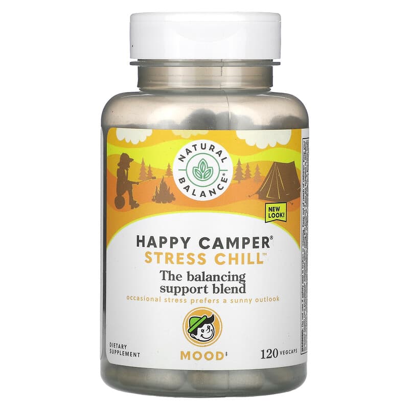 Natural Balance, Happy Camper, Stress Chill, 120 viên 047868245983