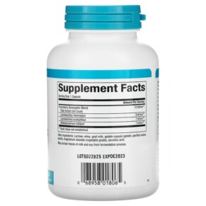 Viên uống lợi khuẩn Natural Factors Acidophilus & Bifidus Double Strength 10 tỷ 180 viên 3 Thành phần vi chất của Natural Factors Acidophilus & Bifidus Double Strength 10 Billion 180 Capsules 068958018065