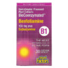 Thực phẩm bổ sung Natural Factors BioCoenzymated B1 Benfotiamine Plus Sulbutiamine 150 mg 30 Vegetarian Capsules 068958012483