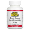 Thực phẩm bổ sung Natural Factors Easy Iron 20 mg 60 Chewable Tablets 068958016474