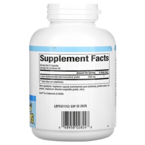 Viên uống L-Lysine 500 mg 180 viên thực vật Natural Factors 3 Thành phần vi chất của Natural Factors L-Lysine 500 mg 180 Vegetarian Capsules 068958028248