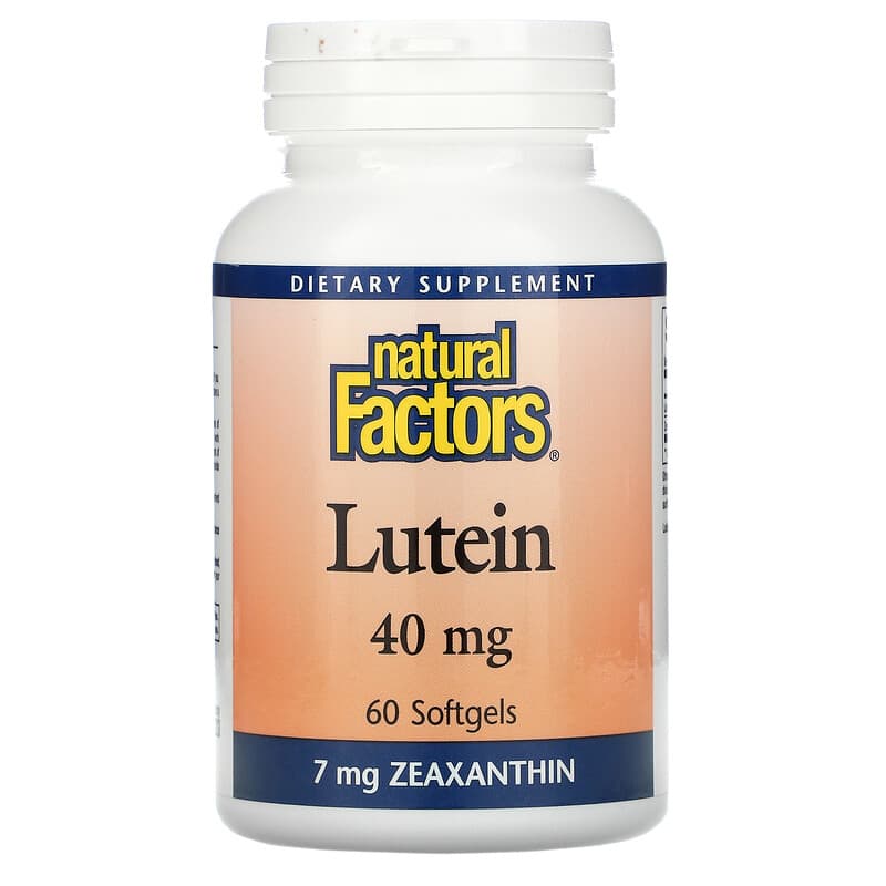 Viên uống Lutein 40 mg 60 viên mềm Natural Factors 10 natural factors lutein 40 mg 60 softgels 59789 068958010359