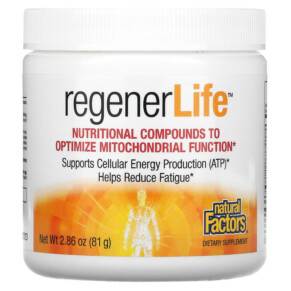 Thực phẩm bổ sung Natural Factors Regener Life 2.86 oz (81 g) 068958019000