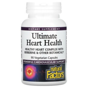 Thực phẩm bổ sung Natural Factors Ultimate Heart Health 90 Vegetarian Capsules 068958049908