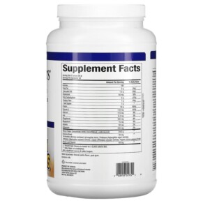 Bột protein whey tự nhiên từ sữa bò ăn cỏ Natural Factors hương vani Pháp 2 lb (907 g) 3 Thành phần vi chất của Natural Factors Whey Factors Grass Fed Whey Protein Natural French Vanilla Flavor 2 lb (907 g) 068958029320