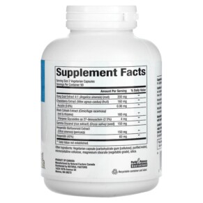 Natural Factors WomenSense MenoSense Công Thức Hỗ Trợ Mãn Kinh 180 viên nang chay 3 Thành phần vi chất của Natural Factors WomenSense MenoSense Menopause Formula 180 Vegetarian Capsules 068958049519