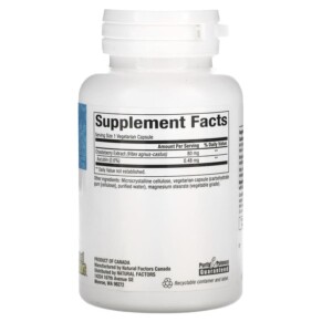 Natural Factors Womensense Chiết Xuất Vitex Chasteberry 90 viên chay 3 Thành phần vi chất của Natural Factors Womensense Vitex Chasteberry Extract 90 Vegetarian Capsules 068958049304