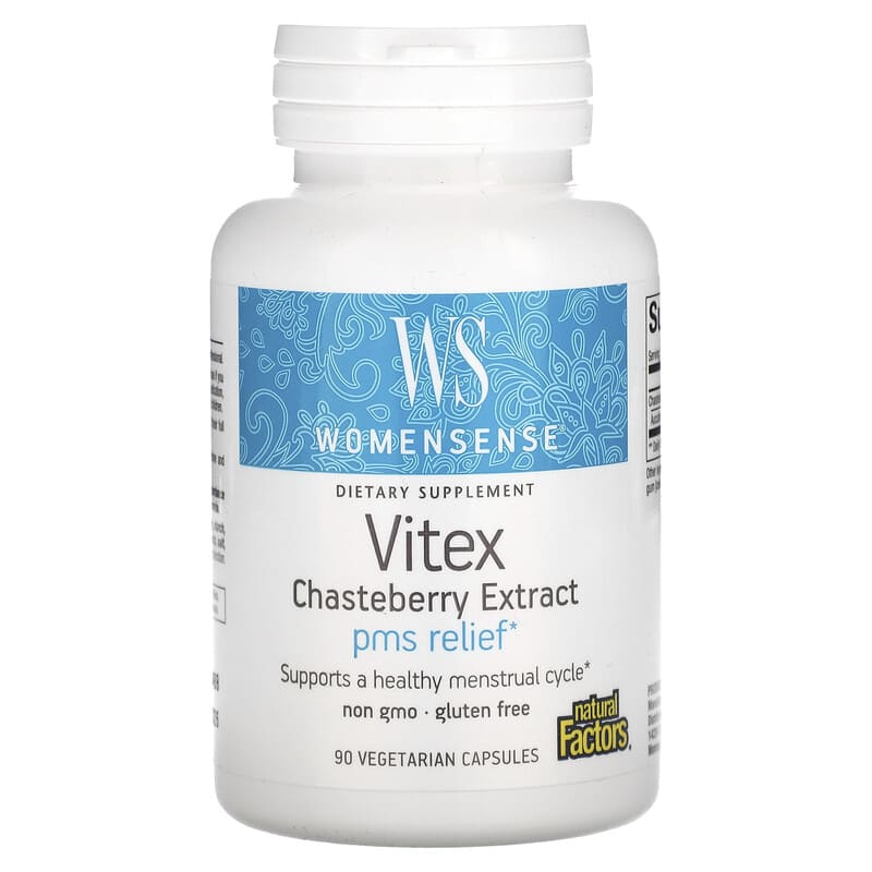 Natural Factors Womensense Chiết Xuất Vitex Chasteberry 90 viên chay 10 natural factors womensense vitex chasteberry extract 90 vegetarian capsules 2686 068958049304