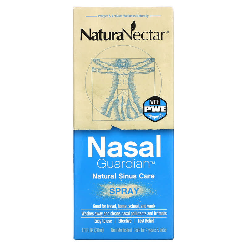 NaturaNectar Xịt Mũi Bảo Vệ 30 ml 10 naturanectar nasal guardian spray 1 fl oz 30 ml 63004 837654326602