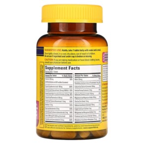 Thành phần vi chất của Nature Made Multi For Her 90 Tablets 031604017910