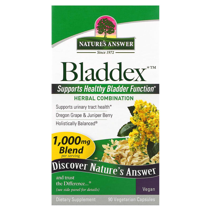 Viên uống Nature's Answer Bladdex 500 mg 90 viên thực vật hỗ trợ sức khỏe bàng quang 10 nature s answer bladdex 500 mg 90 vegetarian capsules 8017 083000160202