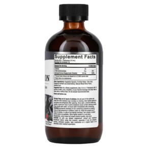 Sắt tự nhiên Gentle Iron hương vị trái cây hỗn hợp 240 ml của Nature's Answer 3 Thành phần vi chất của Nature's Answer Gentle Iron Natural Mixed Berry 8 fl oz (240 ml) 083000269257