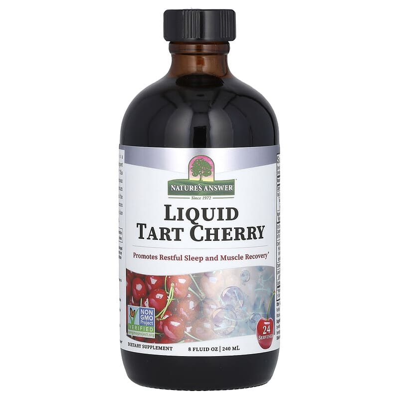 Nước ép anh đào chua tự nhiên Nature's Answer 240 ml 10 nature s answer liquid tart cherry 8 fl oz 240 ml 139134 083000262586