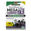 Thực phẩm bổ sung Nature's Answer Sambucus Mega Gummies 7X Strength Black Elderberry 30 Gelatin Free/Vegan Gummies 083000262340