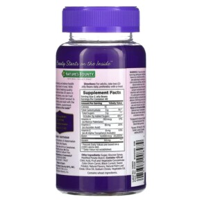 Viên uống Nature's Bounty Advanced Hair Skin & Nails Mixed Fruit 3000 mcg 80 viên Jelly Beans 3 Thành phần vi chất của Nature's Bounty Advanced Hair Skin & Nails Mixed Fruit 3.000 mcg 80 Jelly Beans 074312008474