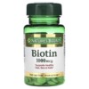 Thực phẩm bổ sung Nature's Bounty Biotin 1.000 mcg 100 Coated Tablets 074312079610