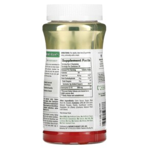 Kẹo dẻo Co Q-10 vị đào xoài 100 mg 60 viên của Nature's Bounty 3 Thành phần vi chất của Nature's Bounty Co Q-10 Gummies Peach Mango 100 mg 60 Gummies 074312593888