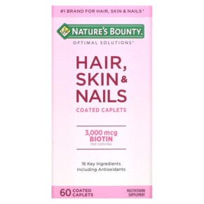 Thực phẩm bổ sung Nature's Bounty Hair Skin & Nails 60 Coated Caplets 074312075803