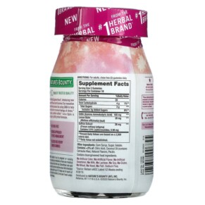 Thành phần vi chất của Nature's Bounty Stress Comfort Mood Booster Wild Berry 36 Gummies 074312006845