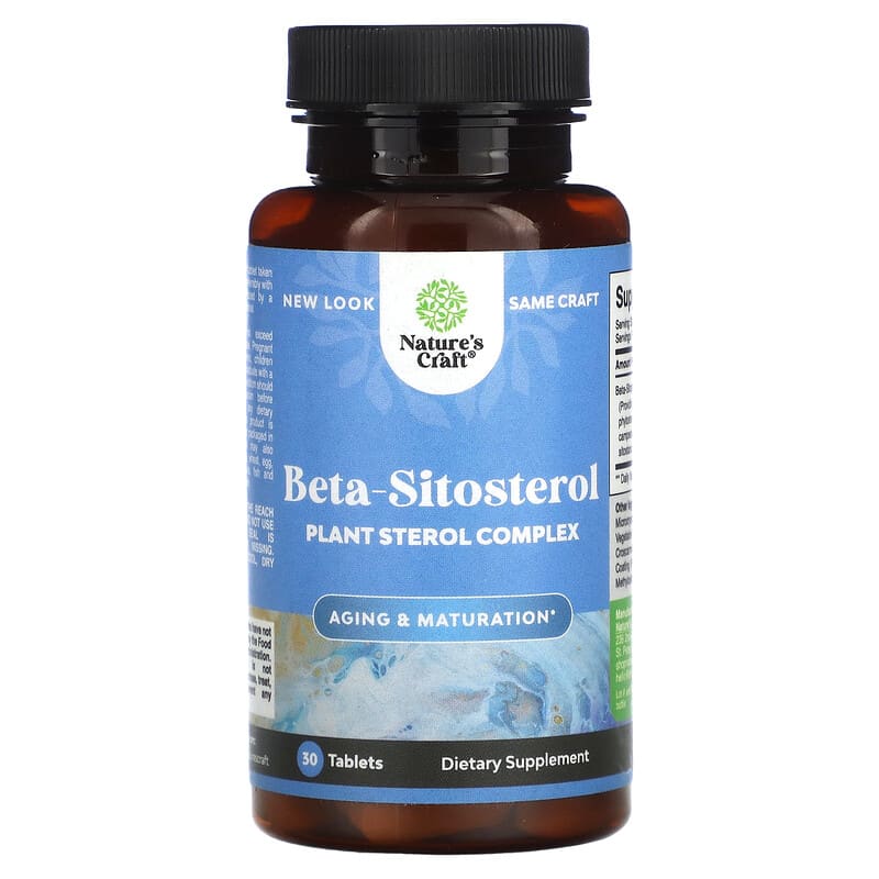 Nature's Craft, Beta-Sitosterol, 30 viên 793574995413