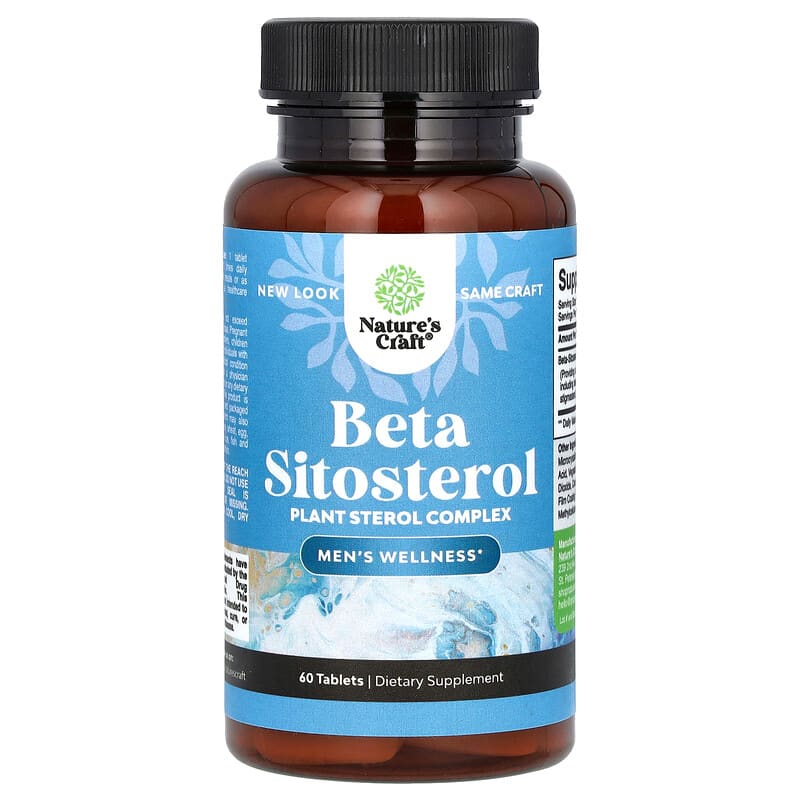 Nature's Craft, Beta Sitosterol, 60 viên 850047947550