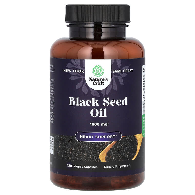 Nature's Craft, Black Seed Oil, 1.000 mg, 120 viên (500 mg/viên) 850034386249