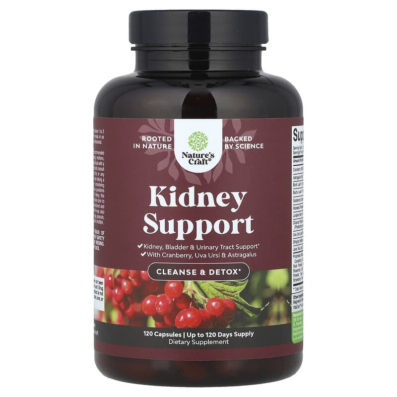 Nature's Craft, Kidney Support, 120 viên 850050639558