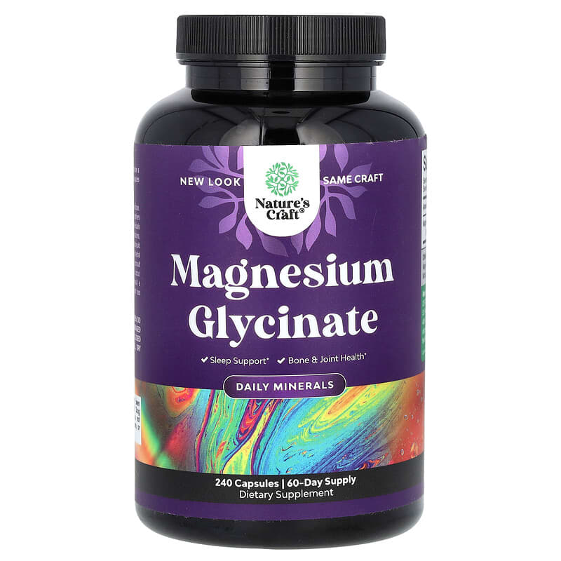 Nature's Craft, Magnesium Glycinate, 240 viên 850050639411